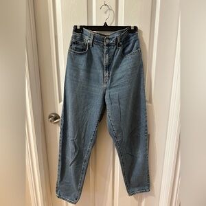 Levi's Blue High-Rise Relaxed Jeans